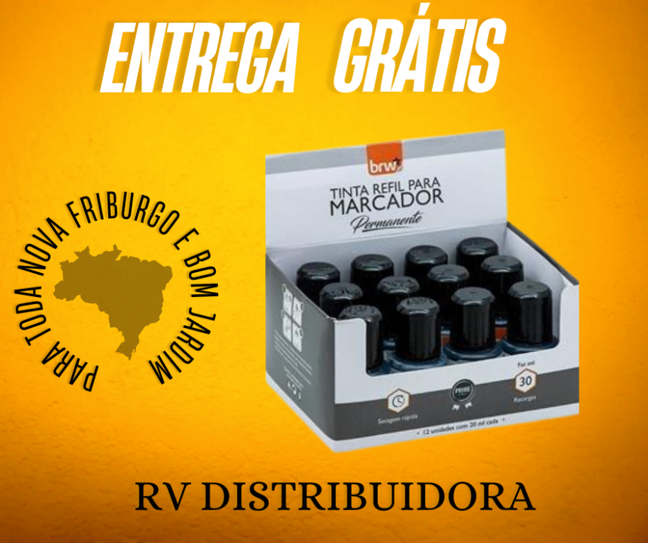 TINTA MARCADOR PERMAN/ REABASTECEDOR PT 20ml-BRW