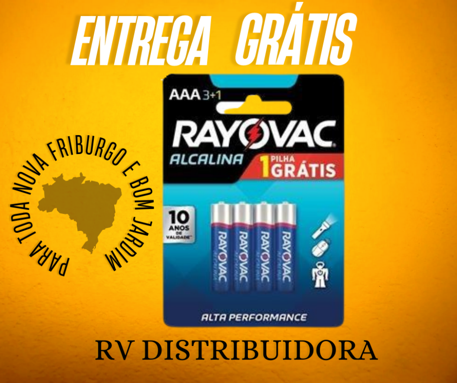 PILHA ALCALINA PALITO AAA LEVE 4 PAGUE 3 - RAYOVAC