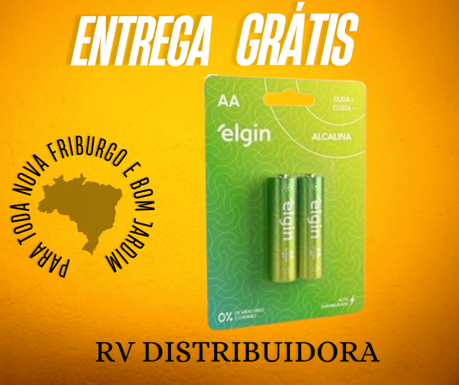 PILHA ALCALINA PEQUENA AA BL.C/02 - ELGIN