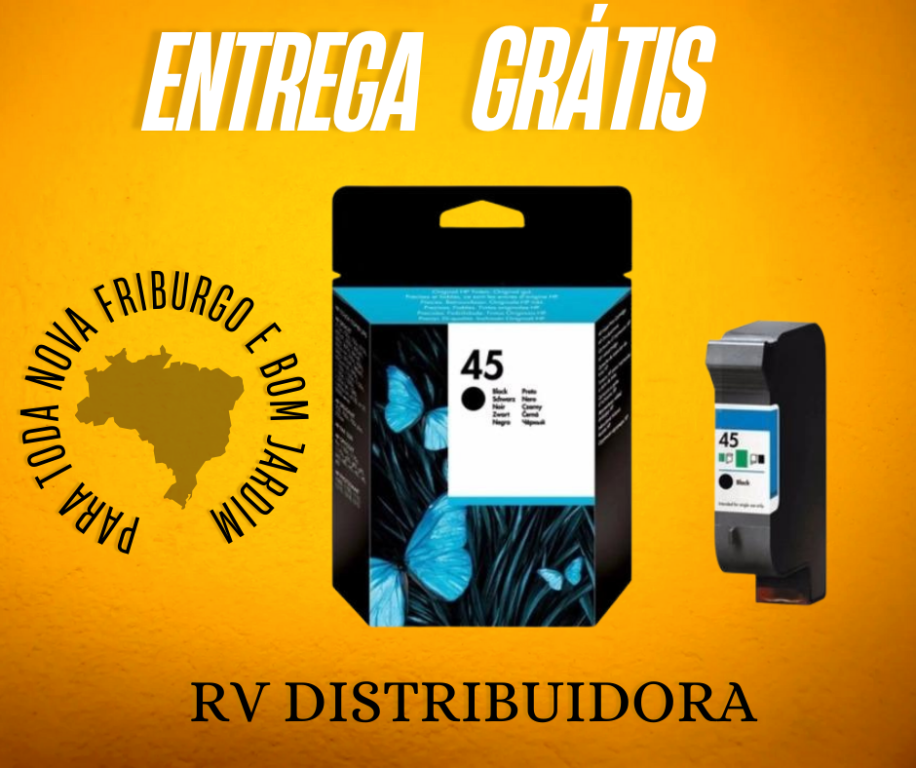 CARTUCHO HP ORIGINAL 51645A  645  45  PRETO 42ML