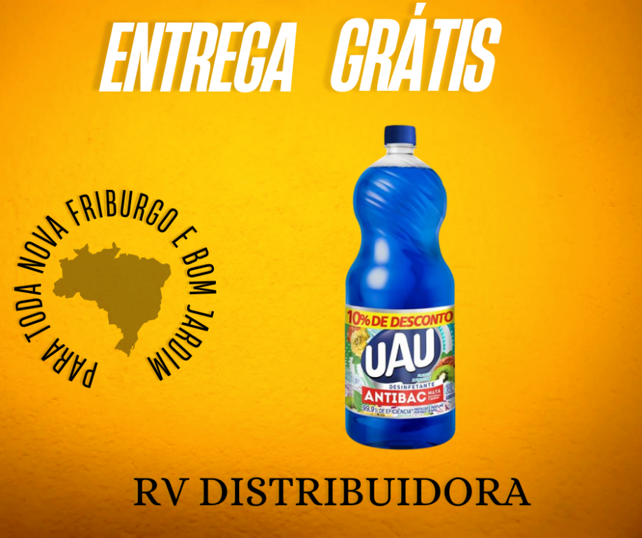 DESINFETANTE UAU 2L ANTIBAC FLOES E FRESCOR