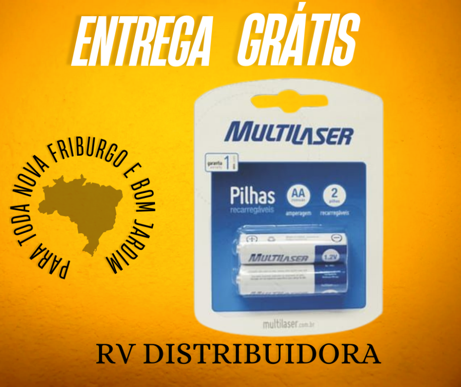 PILHA RECARREGÁVEL AA 2500 CART/2UND