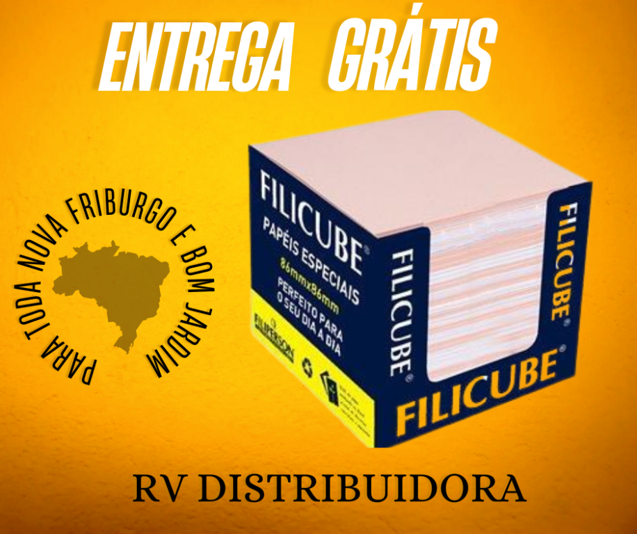 BLOCO DE ANOTAÇÕES FILICUBE 8 X 8 -90g COLORIDO - FILIPERSON