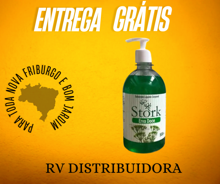 SABONETE LIQUIDO STORK ERVA DOCE 500ML