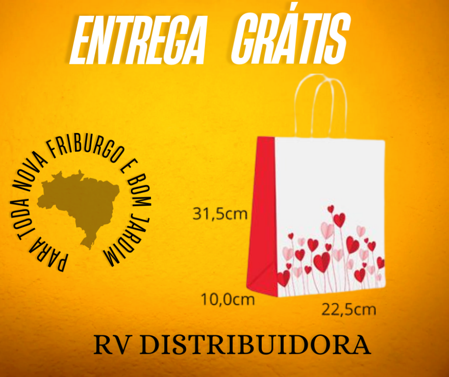 SACOLA P/PRESENTE DECORADA AMOR ORIGAMI M 22CMX31X10CM