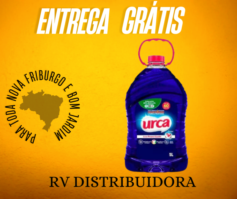 SABÃO ROUPA LÍQUIDO URCA DE 5 LITROS