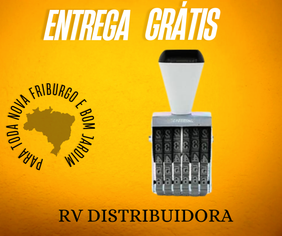 Carimbo Numerador 5mm c/6 Fitas - Carbrink