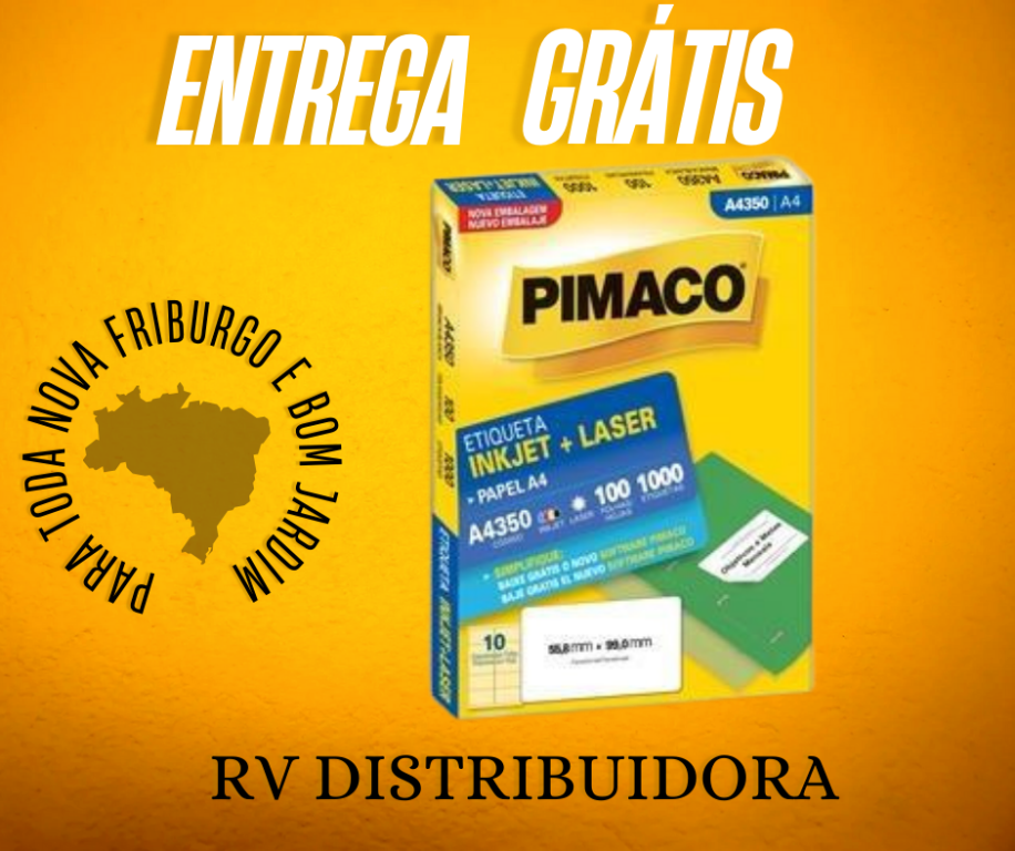 ETIQUETA A4 A4350 100FLS 55,8 X 99,0 mm-pimaco