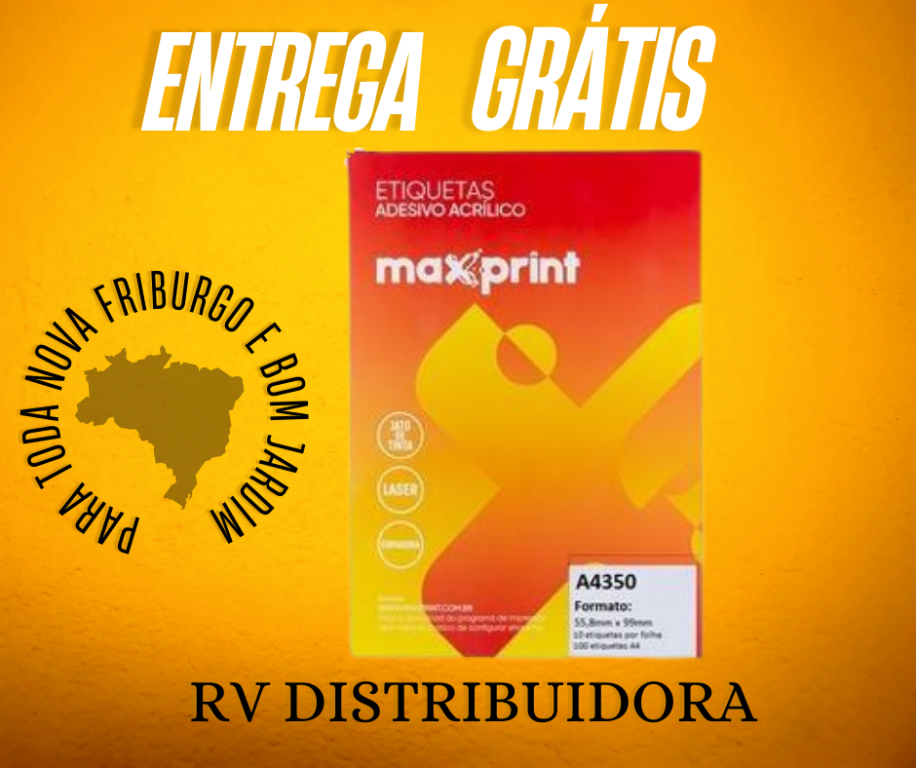ETIQUETA A4 A4350 -100FOLHAS 55,8 X 99MM