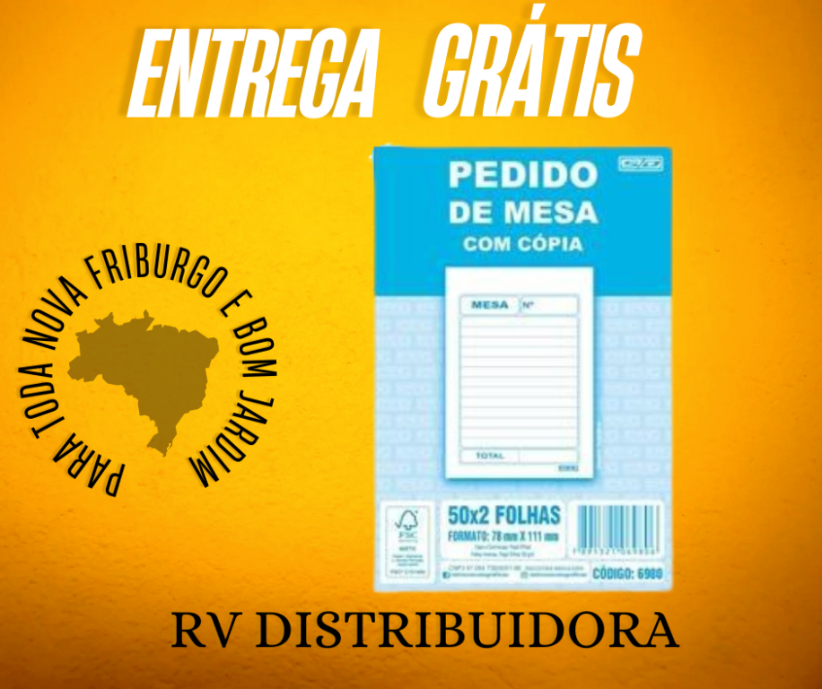 TALÃO DE PEDIDO MESA 2 VIAS-50FLS