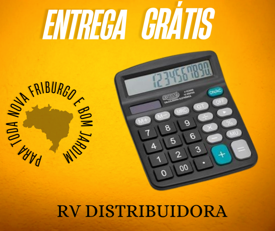 CALCULADORA DE MESA 12 DÍGITOS 14,8 CM X 11,9 CM X 3,8 CM PRETA - BRW