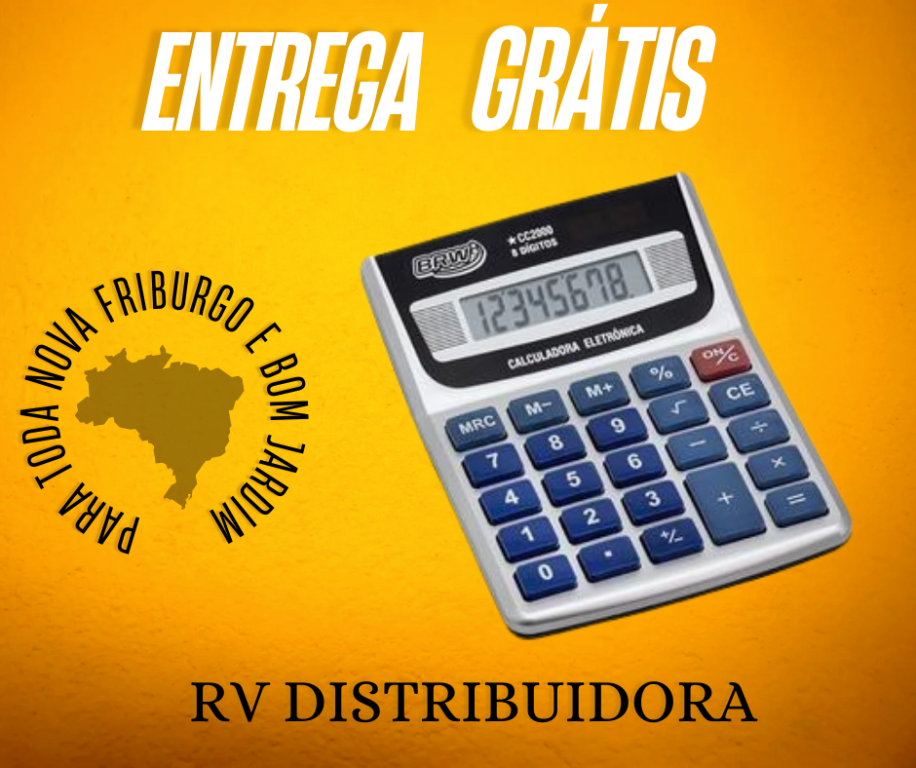 CALCULADORA DE MESA 8 DÍGITOS 12,5 CM X 9,7 CM X 3,1 CM PRATA - BRW