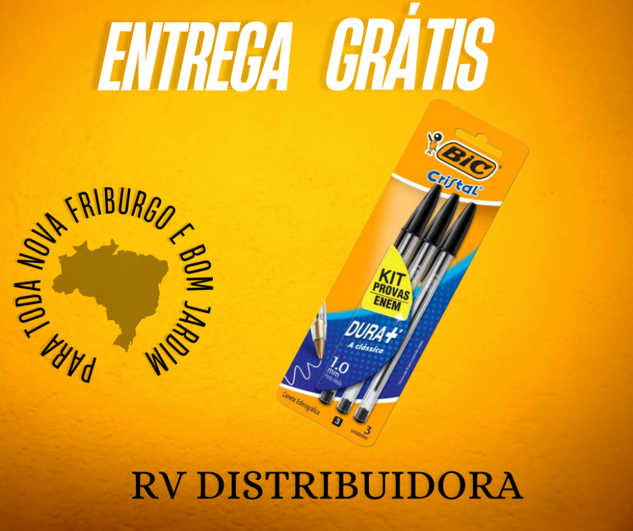 CANETA BIC CRISTA DURA C/3 UND PRETA CARTELA