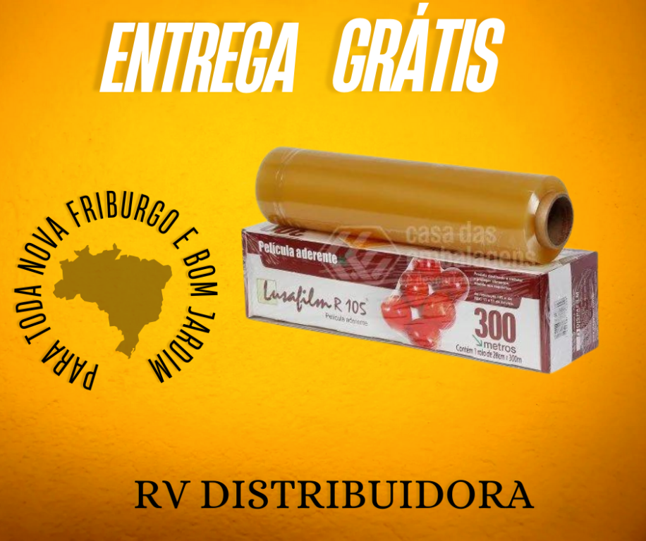 FILME PVC LUSAFILM 28CM X 300M