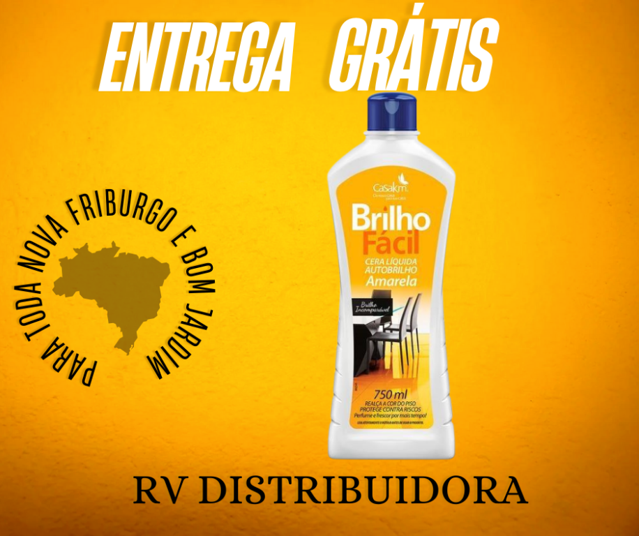 CERA LIQUIDA BRILHO FÁCIL AMARELA 750ML