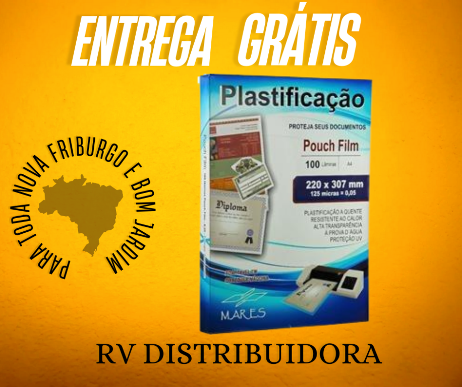 PLÁSTICO PARA PLASTIFICAÇÃO POUCH FILM A4 220X307 (0,05) - MARES