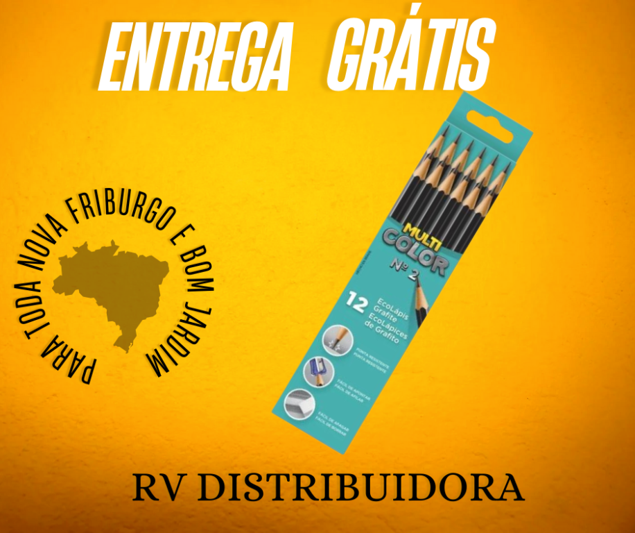 LÁPIS PT SEXTAVADO MULTICOLOR N°2 COM 12 UND