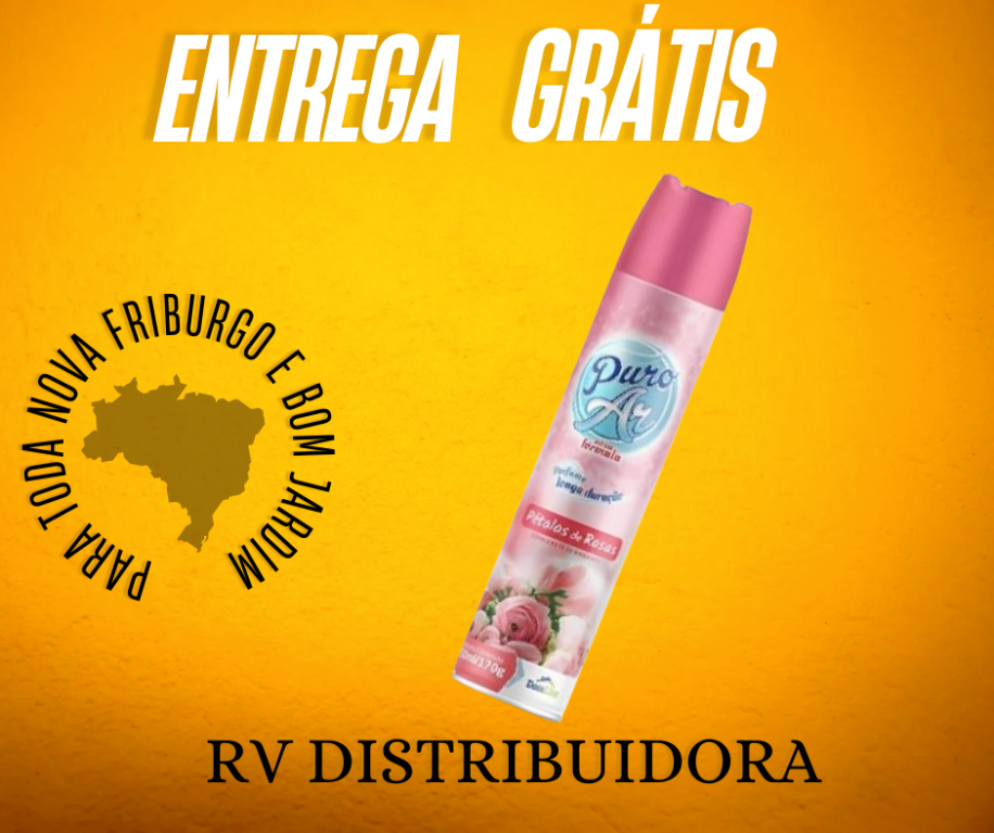 PURIFICADOR PURO AR AEROSSOL 400ML PETALAS DE ROSAS