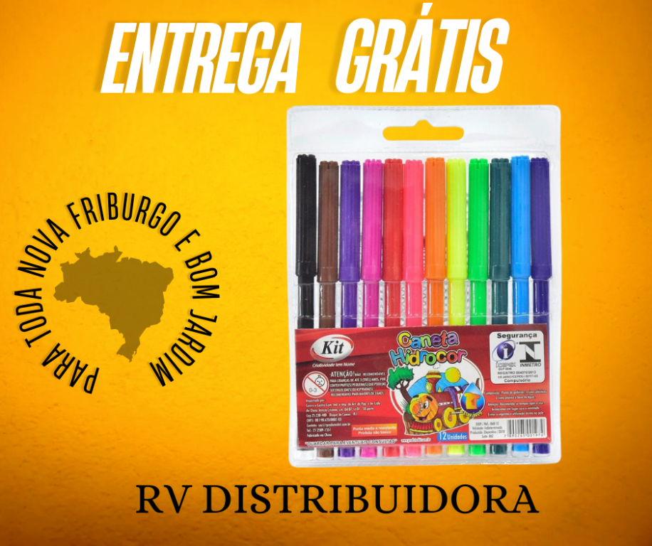 HIDROCOR KIT IMPORTADA 12 CORES