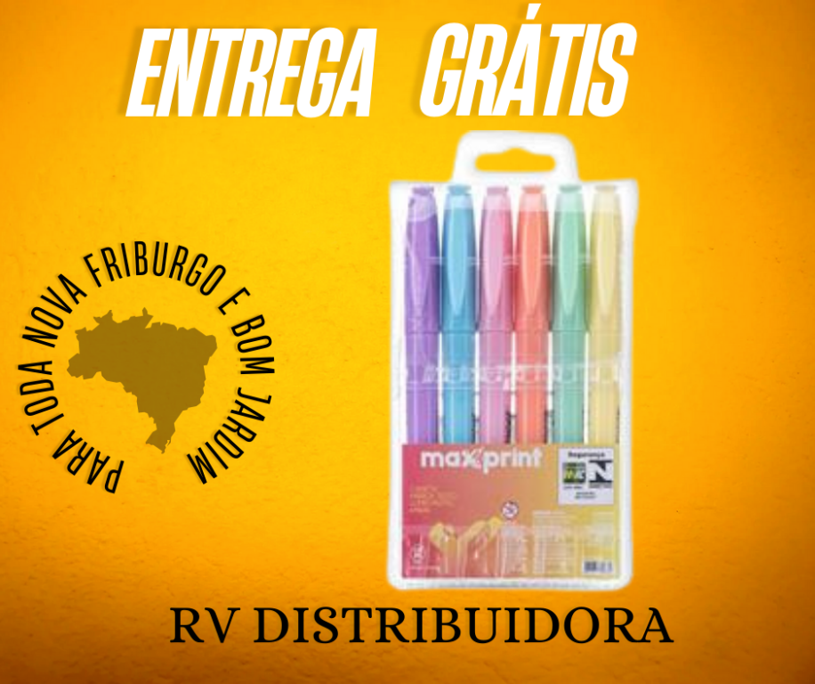 CANETA MARCA TEXTO LUMIS PASTEL 6 CORES-MAXPRINT