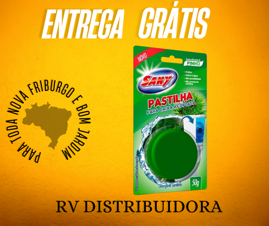 PASTILHA CAIXA ACOPLADA SANY PINHO-50G