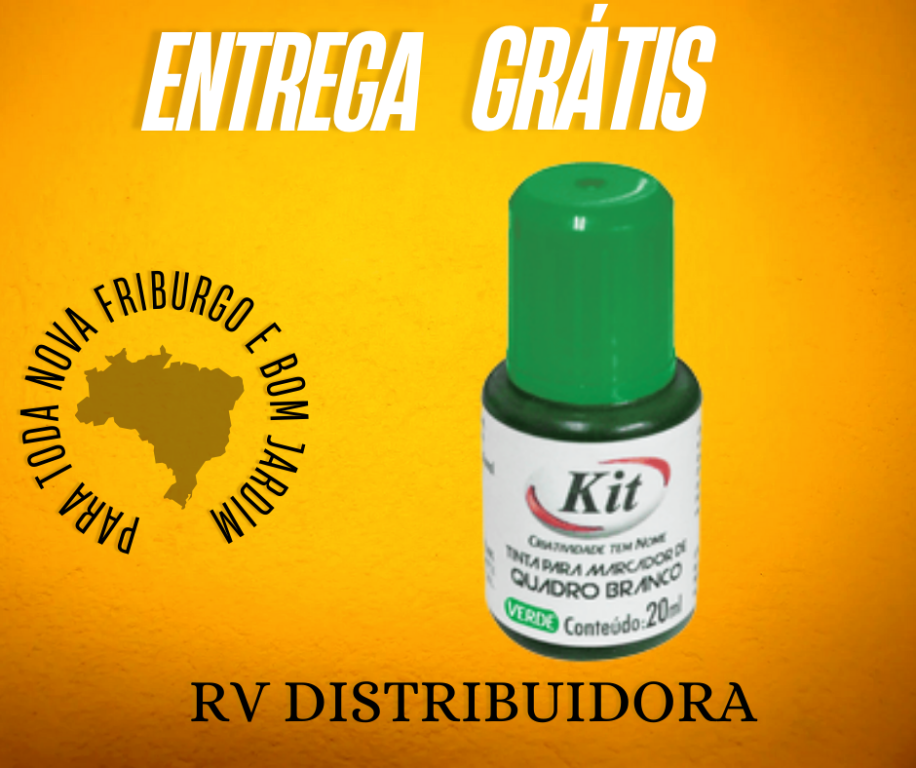 TINTA P/MARCADOR QUADRO BRANCO 20ML VERDE