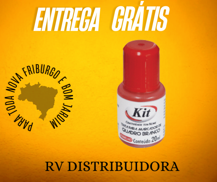 TINTA P/MARCADOR QUADRADO BRANCO 20ML VERMELHO