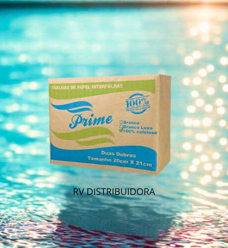 TOALHA DE PAPEL INTERFOLHA 20X21 PRIME BRANCO LUXO  500G