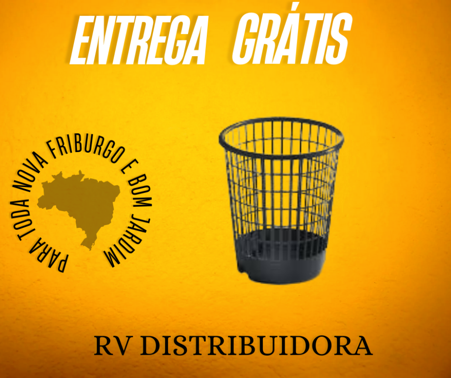 CESTO TELADO PLASVALE PRETO