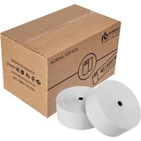 Bobina Térmica Relógio Ponto 57 mm x 300 m Branca 44 g - Rio Branco Bobinas