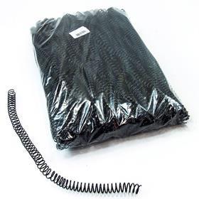 Espiral para Caderno 20 mm Preto com 80 unidades para 120 fls. - Plastyline