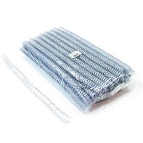 Espiral para Caderno 17 mm Transp. com 100 unidades para 100 fls. - Plastyline