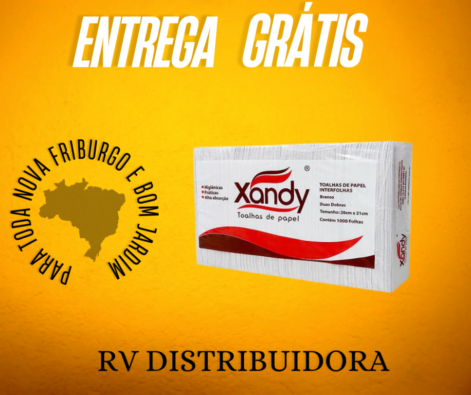 TOALHA DE PAPEL INTERFOLHA BRANCO1000 F XANDY