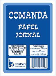 Comanda papel jornal Tamoio 50F 20 un