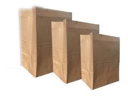 Saco kraft SOS liso 10 kg 100 un
