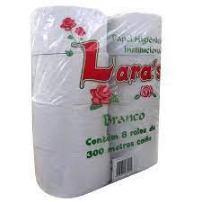 Papel hig. rolão luxo toppel fs 8x300 mt