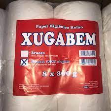 Papel hig. rolão Xugabem Luxo F. S. 8x300 mt