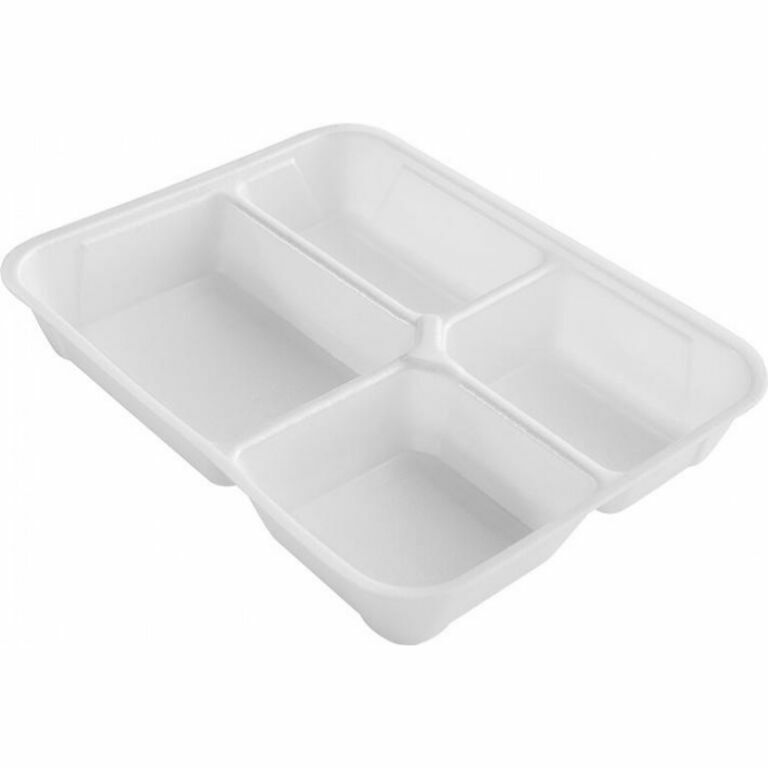 Marmitex de isopor Fibraform HF-100/4 1100 ml 100 un