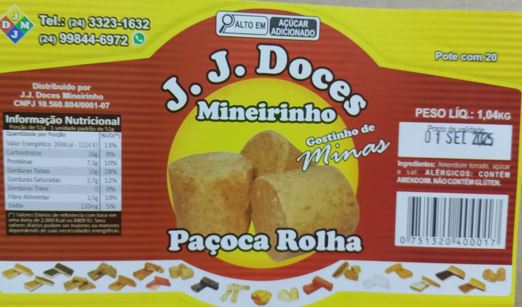 PAÇOCA ROLHA