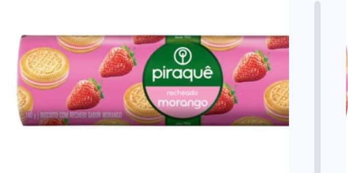 PIRAQUE MORANGO RECHEADO