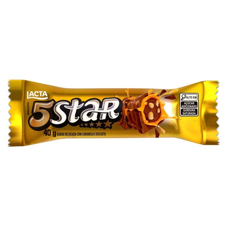 CHOCOLATE 5 STAR LACTA CARAMELO