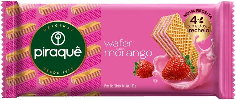 WAFER PIRAQUE MORANGO