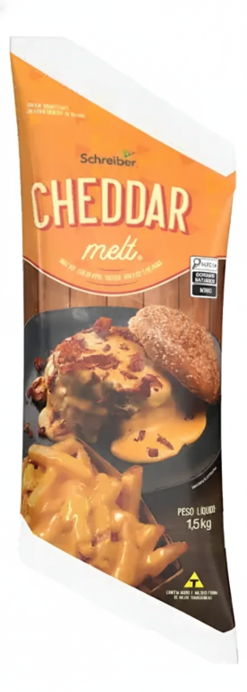 Molho Sabor Queijo Cheddar - Schreiber 1,5Kg