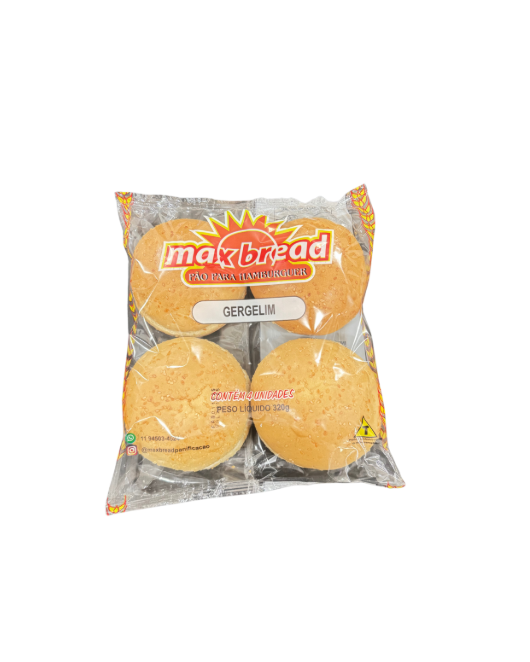 Pão Gergelim Max Bread - Pacote c/ 4 Un, Caixa c/ 12 Pacote, 48 Un
