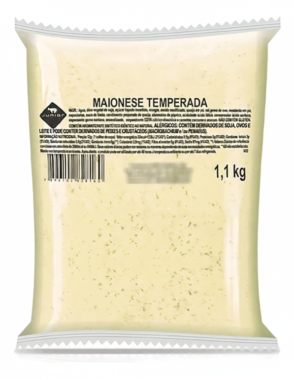 Molho Junior Maionese Temperada 1,1Kg