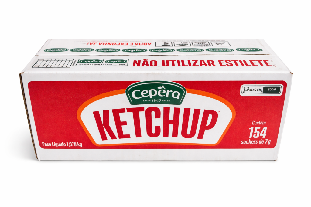 Ketchup Cepêra Minissachê 154x7g