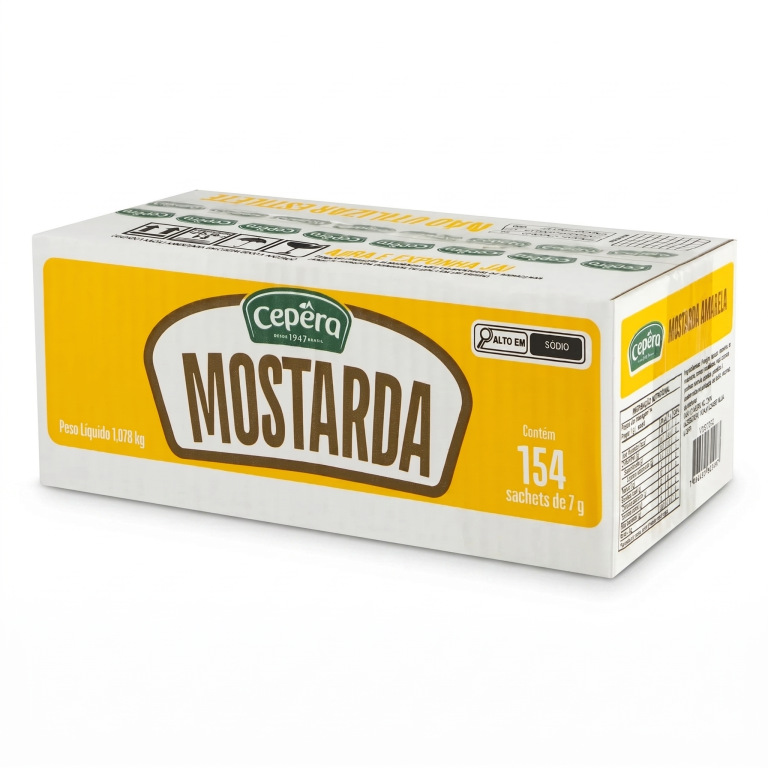 Mostarda Cepêra Minissachê 154x7g