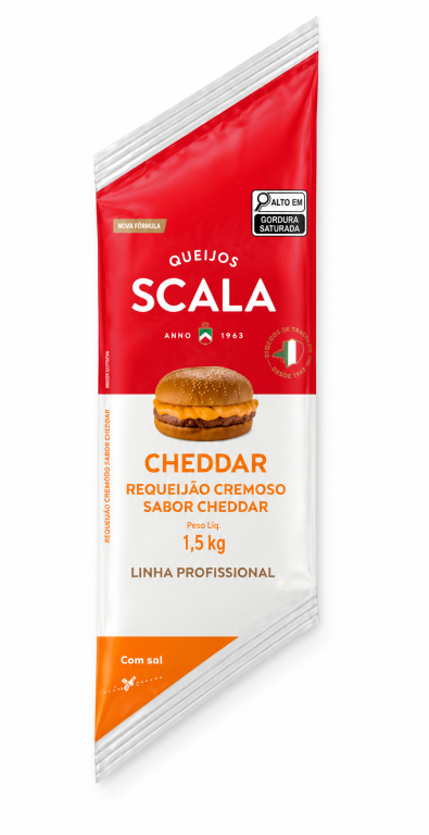 Requeijão Scala Cheddar 1,5kg