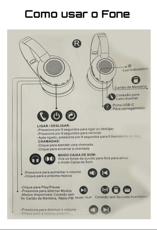 Fone De Ouvido Bluetooth Kaidi Headset E Auto Falante 4 Em 1