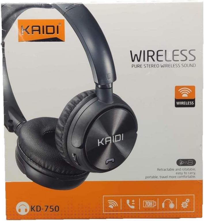 Fone De Ouvido Bluetooth Kaidi Kd-750 - Fm/aux/cartão